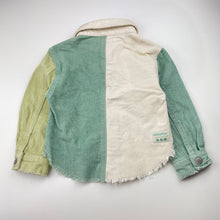 Load image into Gallery viewer, Unisex GHANDA, block colour corduroy cotton shirt, poppers, GUC, size 1-2,  