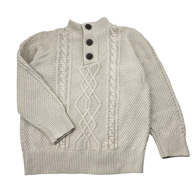 Boys TIlt, cable knit cotton sweater / jumper, GUC, size 6,  