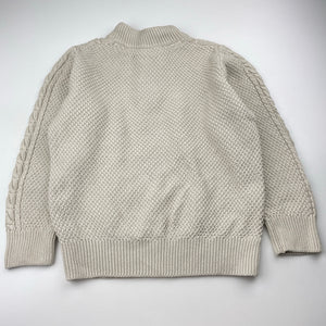 Boys TIlt, cable knit cotton sweater / jumper, GUC, size 6,  