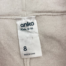 Load image into Gallery viewer, Girls Anko, soft feel stretchy pants, elasticated, Inside leg: 52cm, GUC, size 8,  
