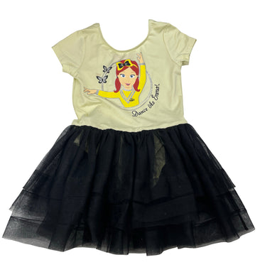 Girls The Wiggles, Emma tutu leotard dress, mark on chest, FUC, size 3, L: 49cm