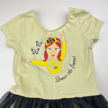 Load image into Gallery viewer, Girls The Wiggles, Emma tutu leotard dress, mark on chest, FUC, size 3, L: 49cm