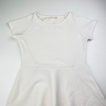Load image into Gallery viewer, Girls Zara, textured stretchy short sleeve dress, EUC, size 9-10, L: 68cm