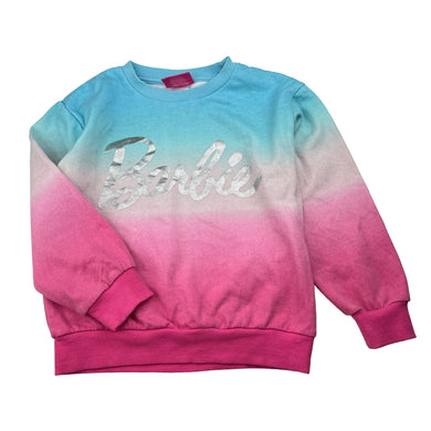 Girls Barbie, sweater / jumper, pilling & light marks, FUC, size 6,  