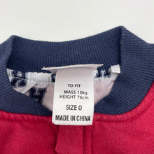 Load image into Gallery viewer, Boys HARVARD UNIVERSITY, varsity style sweater / jacket, GUC, size 0,  