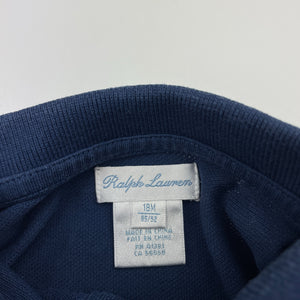 Boys Ralph Lauren, cotton polo shirt / top, lobster, wash fade, FUC, size 1-2,  