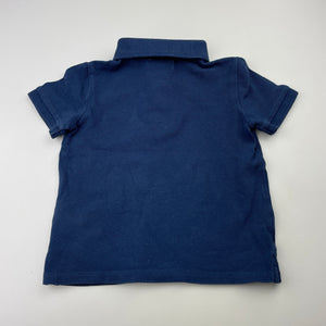 Boys Ralph Lauren, cotton polo shirt / top, lobster, wash fade, FUC, size 1-2,  