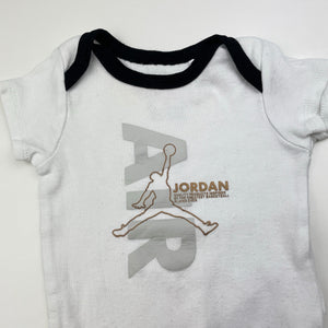 Boys AIR JORDAN, cotton bodysuit / romper, GUC, size 00,  