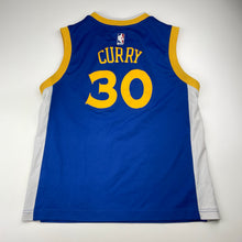 Load image into Gallery viewer, Boys Adidas, Warriors Steph Curry 30, basketball top, light marks &amp; catches, Sz: M, armpit to armpit: 44.5cm, FUC, size 12-14,  