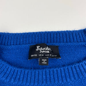 Girls Bardot Junior, stretchy knit sweater / jumper, pilling, FUC, size 12,  