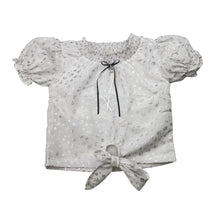 Load image into Gallery viewer, Girls Daffofils, cotton lined lightweight floral top, L: 29cm, armpit to armpit: 28cm, FUC, size 2-3,  