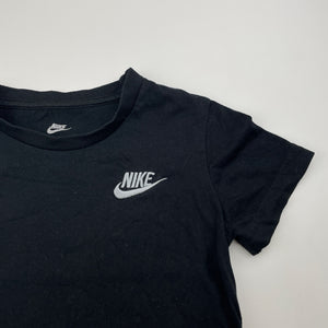 Unisex Nike, black cotton tee / top, EUC, size 2-3,  