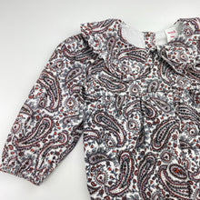 Load image into Gallery viewer, Girls Seed, paisley print corduroy cotton romper, GUC, size 2,  