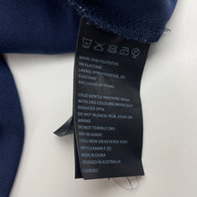 Load image into Gallery viewer, Girls Bardot Junior, navy ruffle party dress, FUC, size 6, L: 61cm