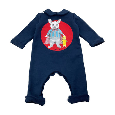 Unisex GUCCI, x Yuko Higuchi cotton baby romper, Made in Italy, EUC, size 00,  