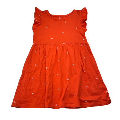 Girls H&M, cotton casual dress, GUC, size 3-4, L: 51cm
