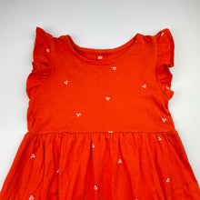 Load image into Gallery viewer, Girls H&amp;M, cotton casual dress, GUC, size 3-4, L: 51cm