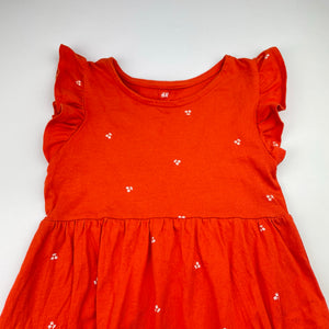 Girls H&M, cotton casual dress, GUC, size 3-4, L: 51cm