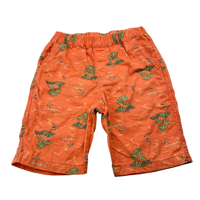 Boys Uniqlo, cotton shorts, elasticated, surf, FUC, size 7-8,  
