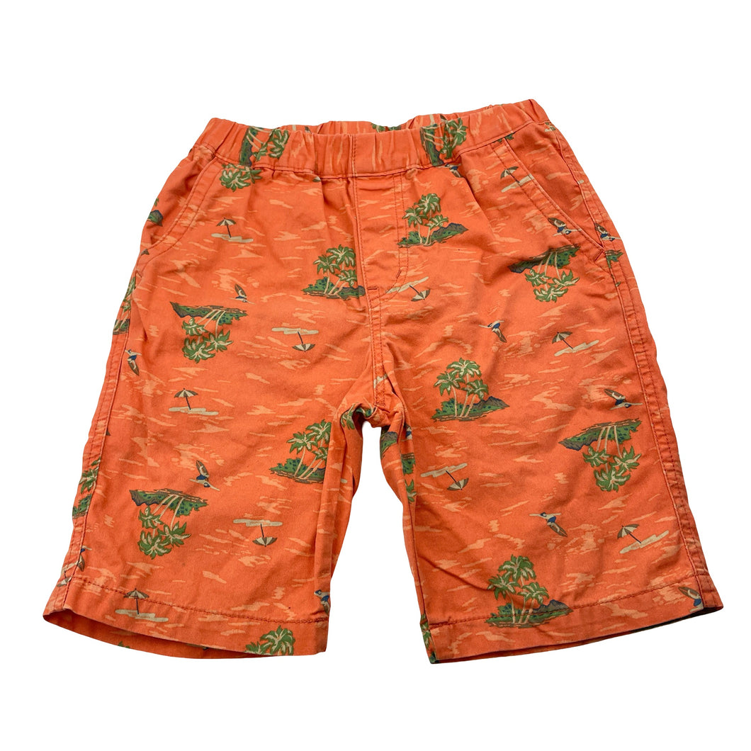 Boys Uniqlo, cotton shorts, elasticated, surf, FUC, size 7-8,  