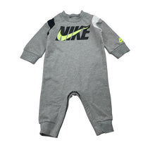Load image into Gallery viewer, Unisex Nike, grey marle romper, GUC, size 000,  