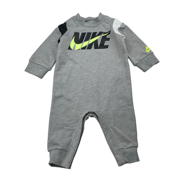 Unisex Nike, grey marle romper, GUC, size 000,  