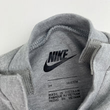 Load image into Gallery viewer, Unisex Nike, grey marle romper, GUC, size 000,  