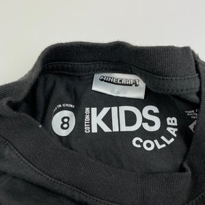 Boys Mojang, Minecraft cotton tee / top, GUC, size 8,  