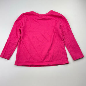 Girls Anko, cotton long sleeve tee / top, dinosaur, EUC, size 3,  