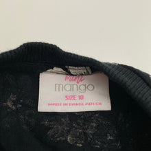 Load image into Gallery viewer, Girls Mango, floral cotton tie front top, GUC, size 10,  