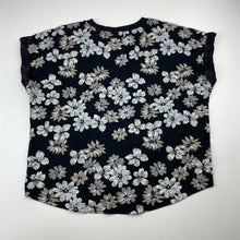 Load image into Gallery viewer, Girls Mango, floral cotton tie front top, GUC, size 10,  