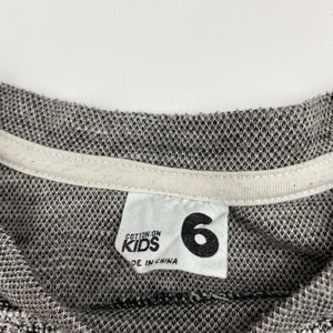 Unisex Cotton On, knit short sleeve top, GUC, size 6,  