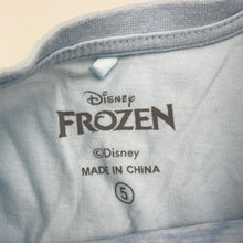 Load image into Gallery viewer, Girls Disney, Frozen lightweight tee / top, GUC, size 5,  