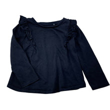 Load image into Gallery viewer, Girls Target, navy organic cotton long sleeve top, GUC, size 3,  