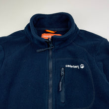 Load image into Gallery viewer, Unisex Cederberg, navy fleece zip up jacket, GUC, size 10,  
