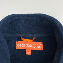 Load image into Gallery viewer, Unisex Cederberg, navy fleece zip up jacket, GUC, size 10,  