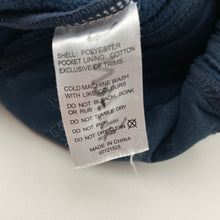 Load image into Gallery viewer, Unisex Cederberg, navy fleece zip up jacket, GUC, size 10,  