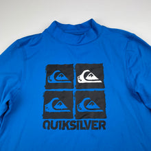 Load image into Gallery viewer, Boys Quiksilver, short sleeve rashie / swim top, FUC, size 14,  
