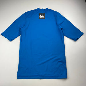 Boys Quiksilver, short sleeve rashie / swim top, FUC, size 14,  