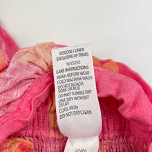 Load image into Gallery viewer, Girls KID, floral viscose / linen summer top, GUC, size 2,  