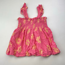 Load image into Gallery viewer, Girls KID, floral viscose / linen summer top, GUC, size 2,  