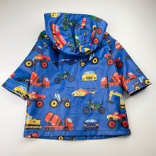 Load image into Gallery viewer, Boys Anko, waterproof jacket / coat, trucks, FUC, size 1,  