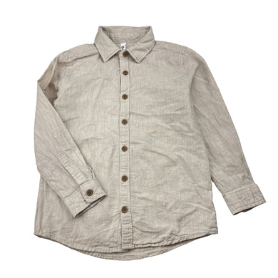 Boys KID, linen/cotton long sleeve shirt, EUC, size 5,  