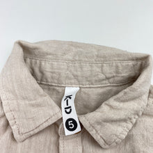 Load image into Gallery viewer, Boys KID, linen/cotton long sleeve shirt, EUC, size 5,  