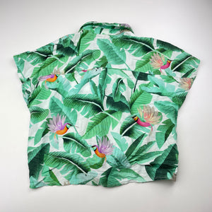 Girls H&M, x Dieter Braun lightweight viscose tie front shirt, GUC, size 12-13,  