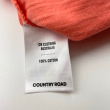 Load image into Gallery viewer, Unisex Country Road, coral cotton tee / top, EUC, size 4,  
