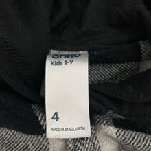 Load image into Gallery viewer, Boys Anko, hooded flannel cotton long sleeve shirt, EUC, size 4,  