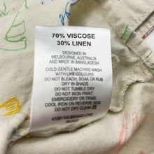 Load image into Gallery viewer, Boys Milkshake, viscose / linen short sleeve shirt, EUC, size 4,  
