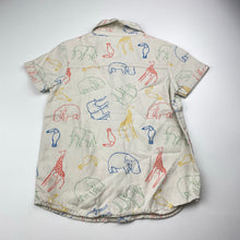 Load image into Gallery viewer, Boys Milkshake, viscose / linen short sleeve shirt, EUC, size 4,  