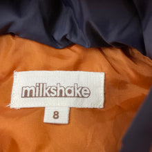Load image into Gallery viewer, Boys Milkshake, navy puffer vest / jacket, detachable hood, EUC, size 8,  